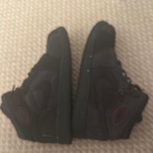 Men's Black High-Top Sneakers